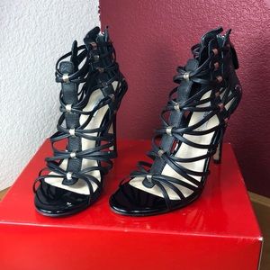 GUESS - “Leday” Black Strappy Sandal Pump